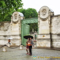 Main entrance of Père-Lachaise